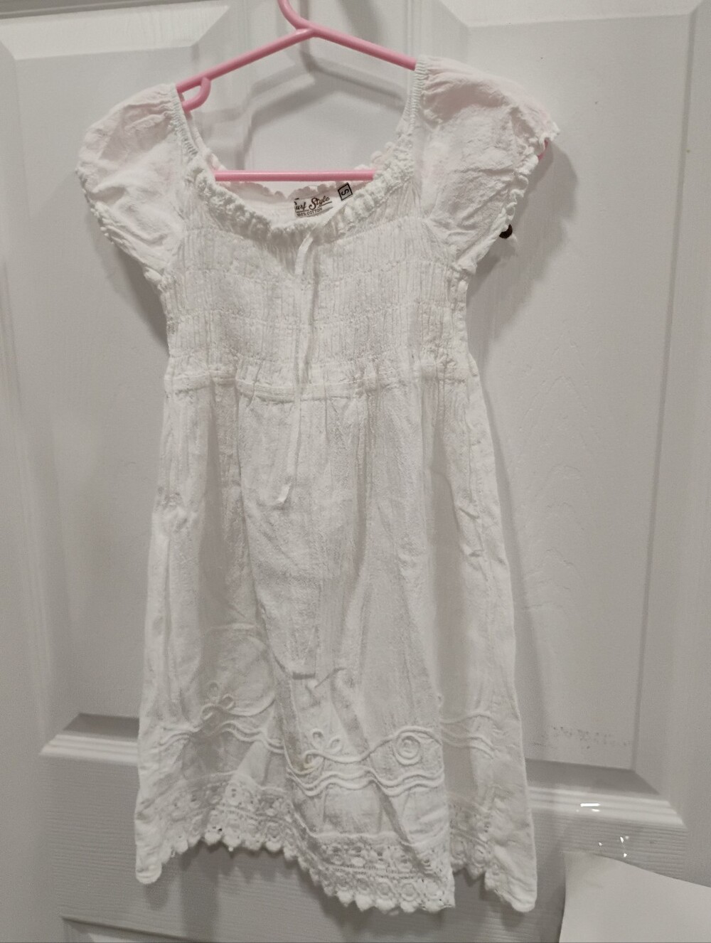 🩷Embroidered Pure White Dress... 2/$27
